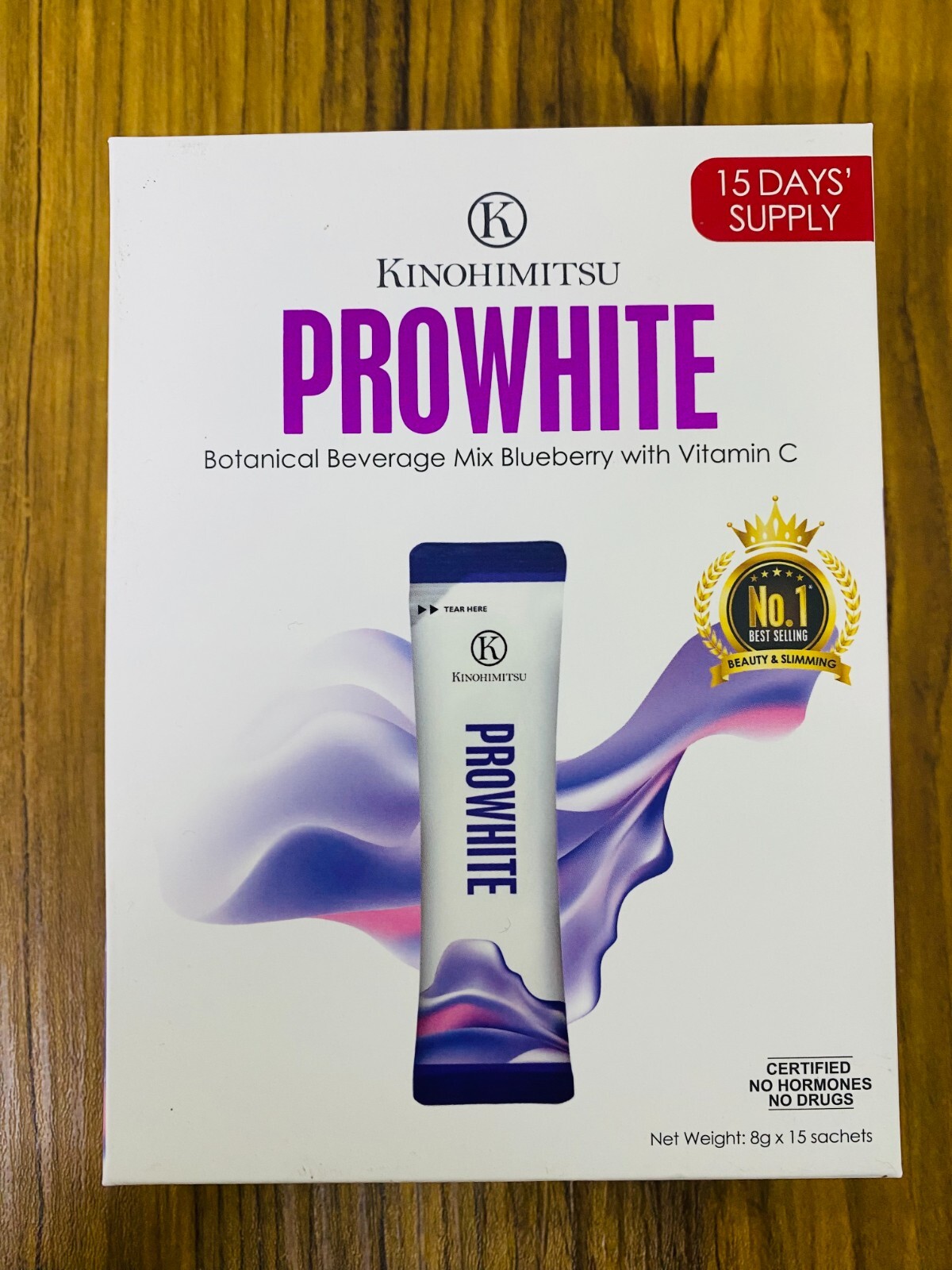 1 Boxes Kinohimitsu ProWhite for Brighten Skin Eliminate Spot 8g x 15 sachets