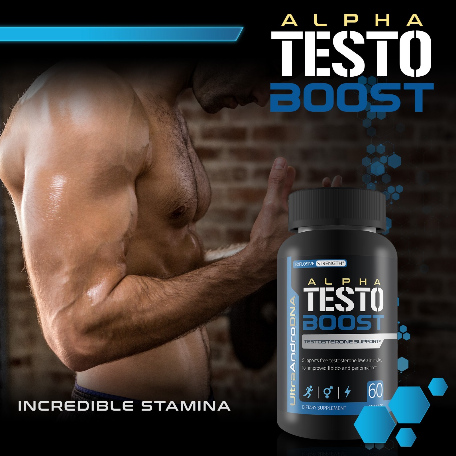 Alpha Testo Boost – Our Best Natural Test Booster for Men – Circulation Support