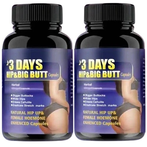 Thick Butt Thighs Hips Weight Gain 120 Capsules for woman Curves & Body Shaping