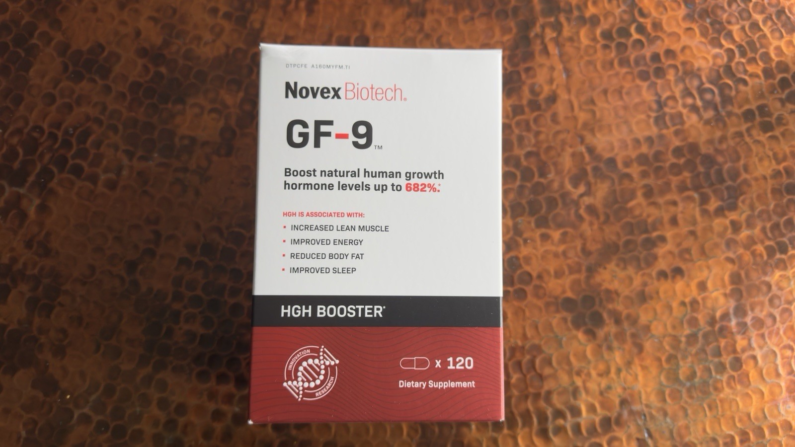 Novex Biotech GF-9 GH Boosting Supplement, 120 Capsule Dietary Supplement