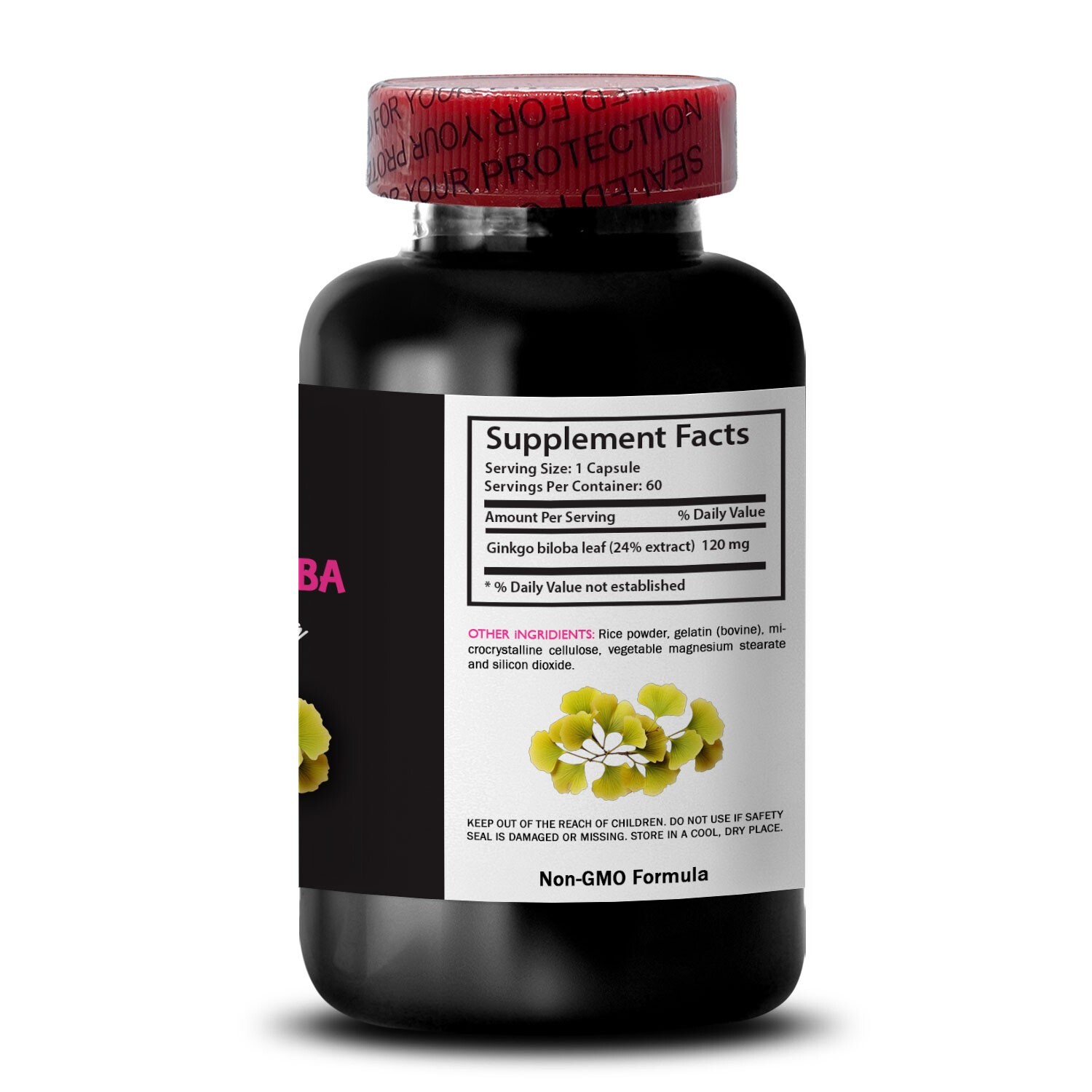Ginkgo extract – GINKGO BILOBA EXTRACT – Natural synergy 1 Bottle 60 Capsules
