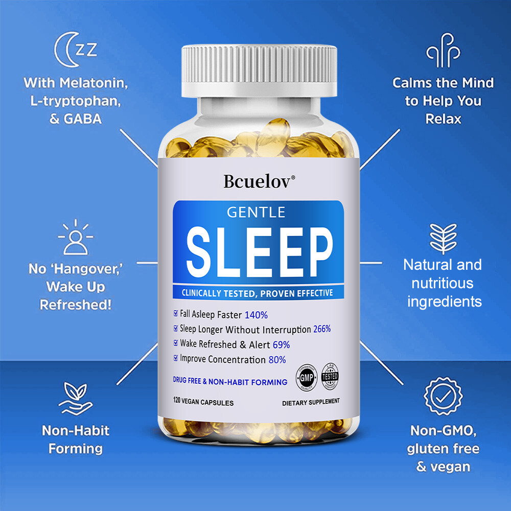 Gentle Sleep Capsules,Improve Sleep Quality And Enhance Immune Health,Relax Mind