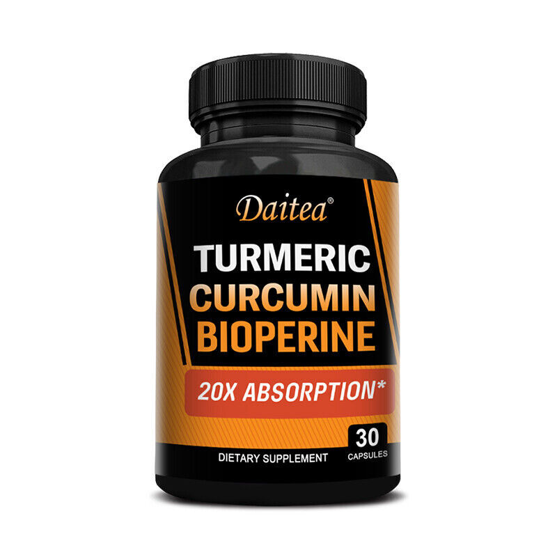 Organic Turmeric Capsules | Curcumin & Piperine High Dose 2500mg Daily Dose T…