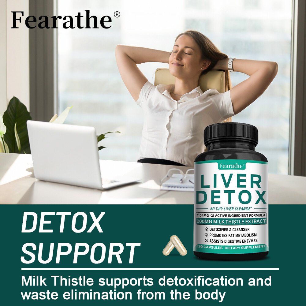 Liver Detoxification – 21 Active Ingredients Promote Fat Metabolism, Cleansing