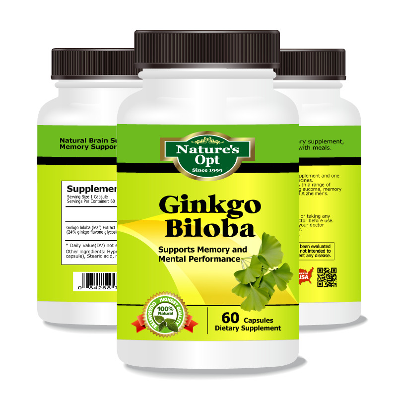 Ginkgo Biloba, Supports Memory and Mental Performance