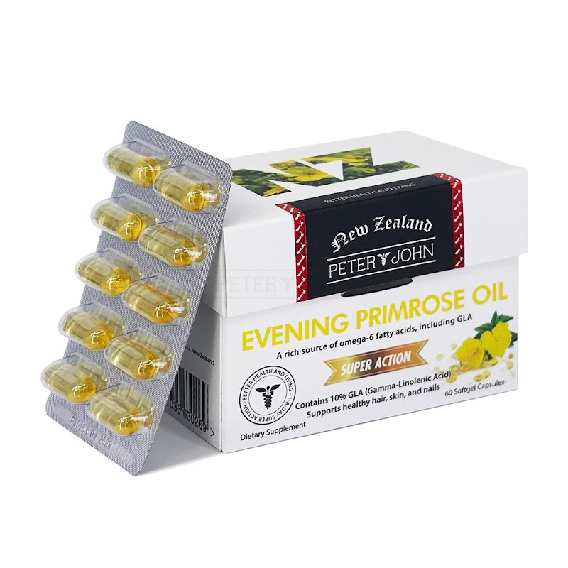 Evening Primrose Oil Softgels (200 Caps) – 3 Pack