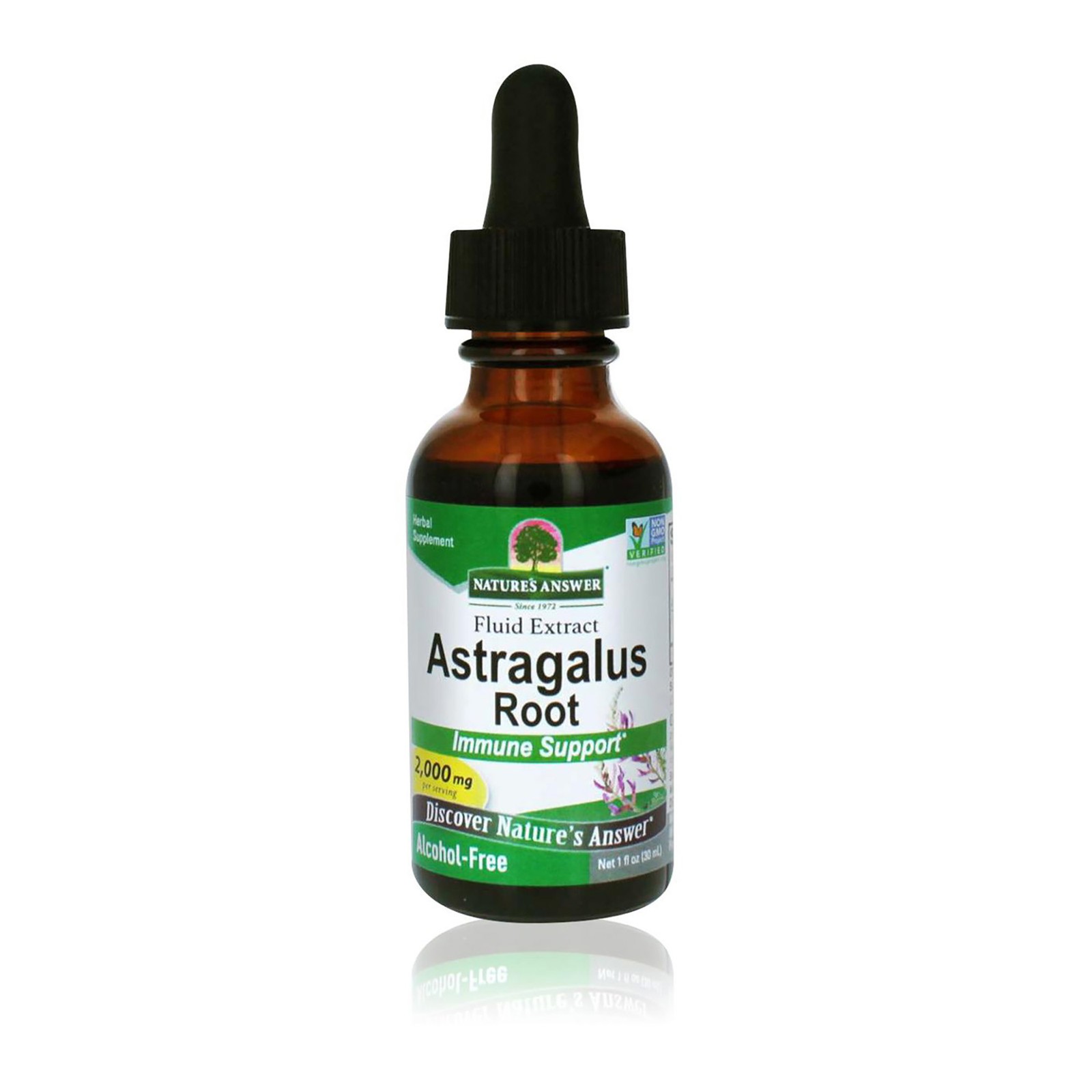 2 Pack Astragalus Root AF – 2000mg by Natures Answer for Unisex – 1 oz
