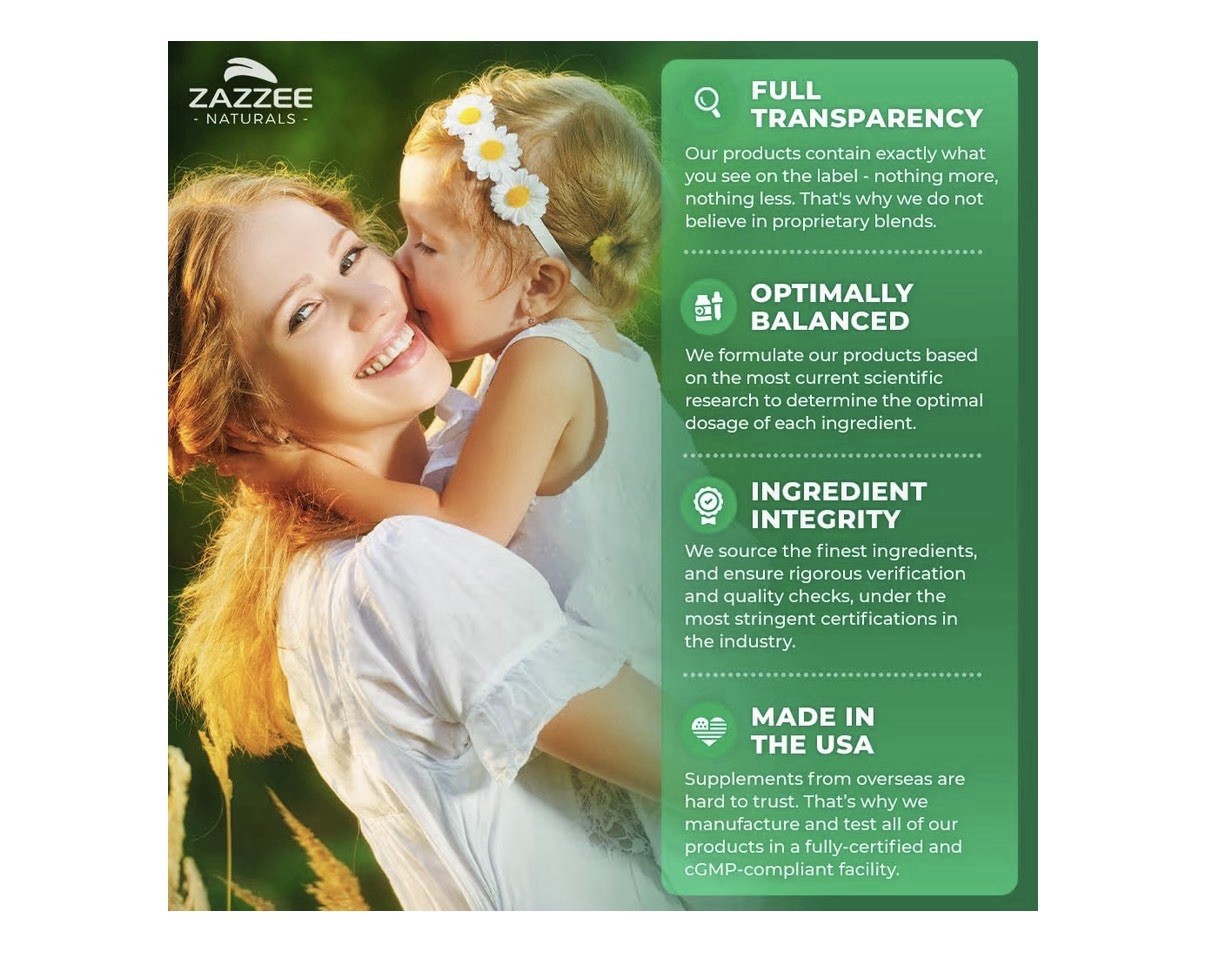 Zazzee Fenugreek Extra Strength Healthy Lactation Overall Health Wellbeing 120ca