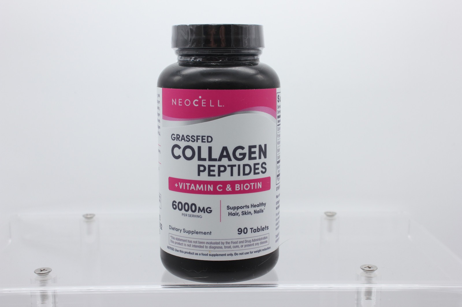 Neocell Grassfed Collagen Peptides w/ Vitamin C & Biotin, 6000mg/Serving, 90 Tab