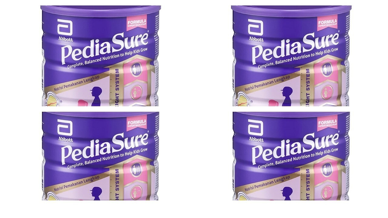 4 x Abbott Pedia sure Complete Nutrition 1-10 Yrs Vanilla 850G FREE DHL Express