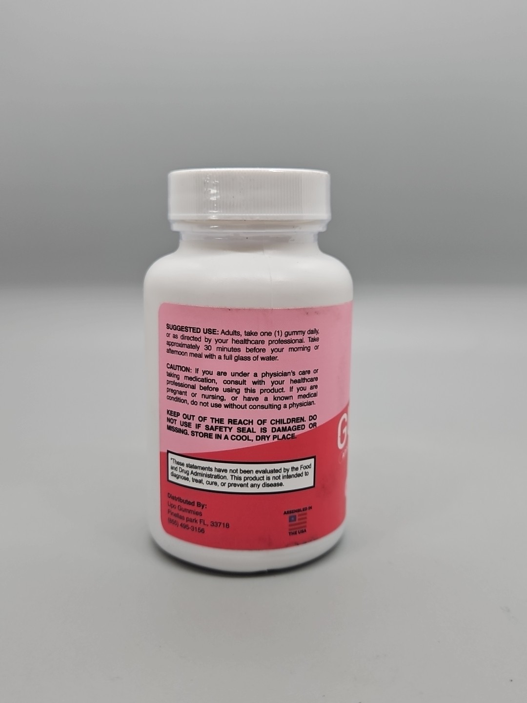 {H27} 2x Lipo Gummies Apple Cider Vinegar Gummies 30 Gummies – New Exp 08/2026