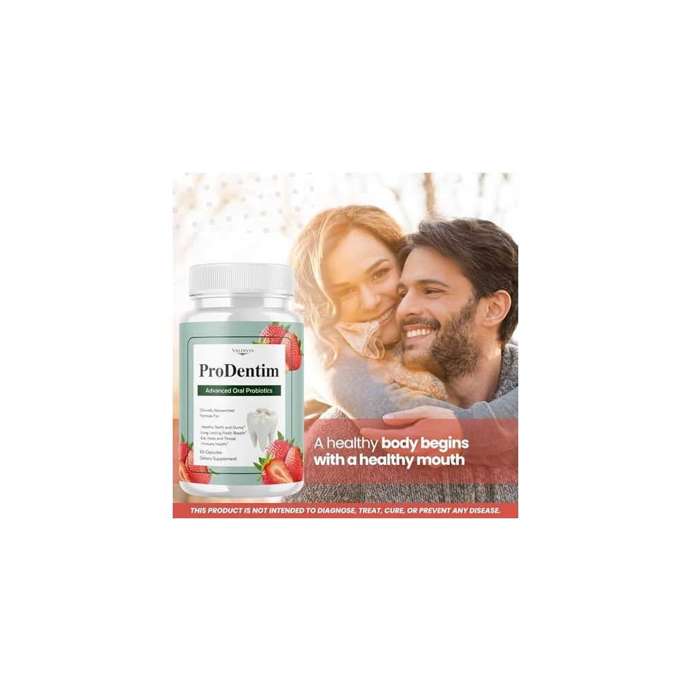 Valdivia ProDentim Oral Health 60 Capsules Dietary Supplement Made in USA