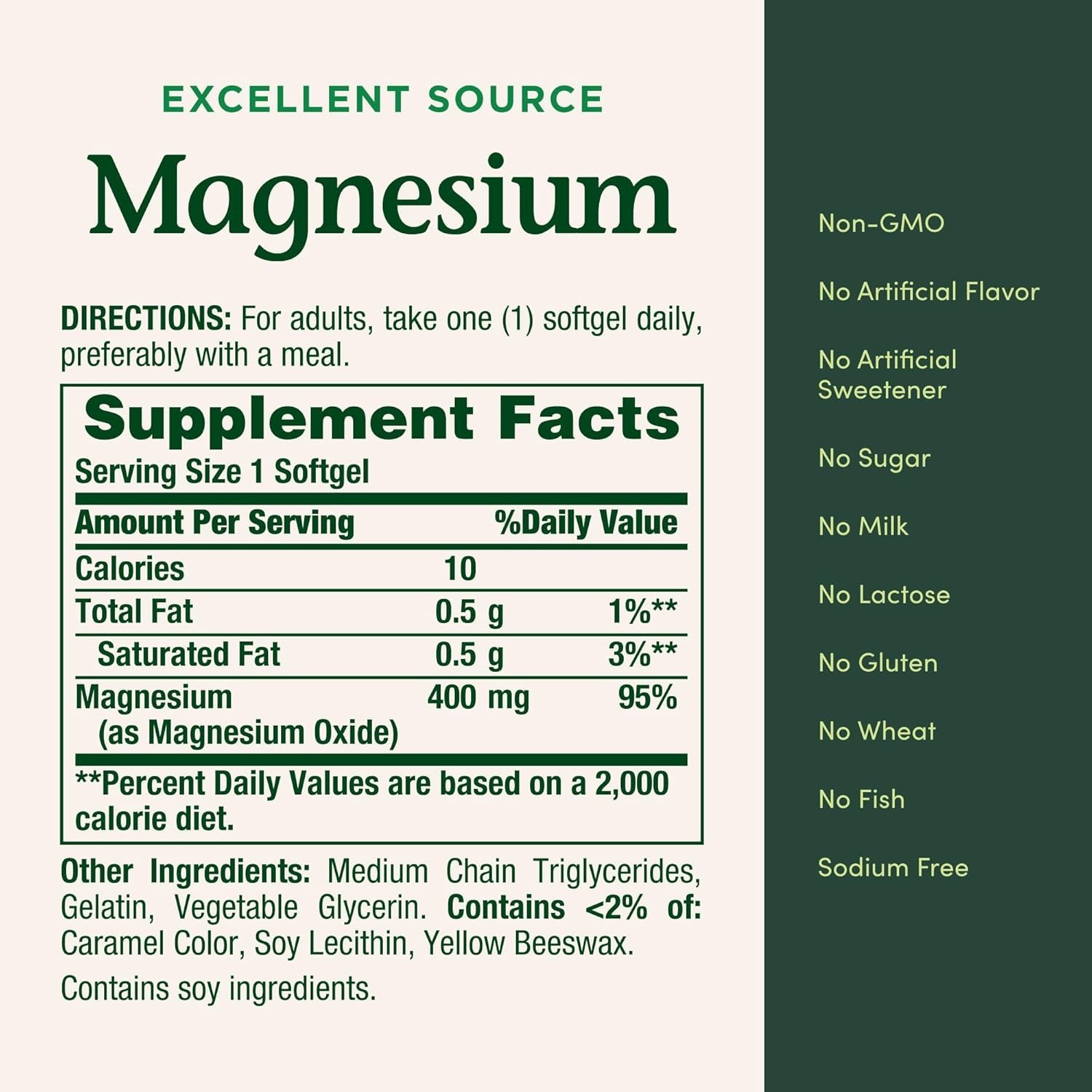 Nature’s Bounty Magnesium Softgels- 400 Mg- 75 Ct(pack of 3)Total 225 exp 12/27