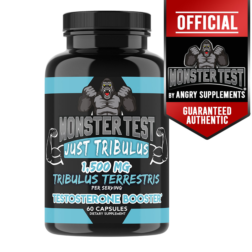 Monster Test Mens Just Tribulus 1,500 MG, Testosteron Booster Enhance Drive