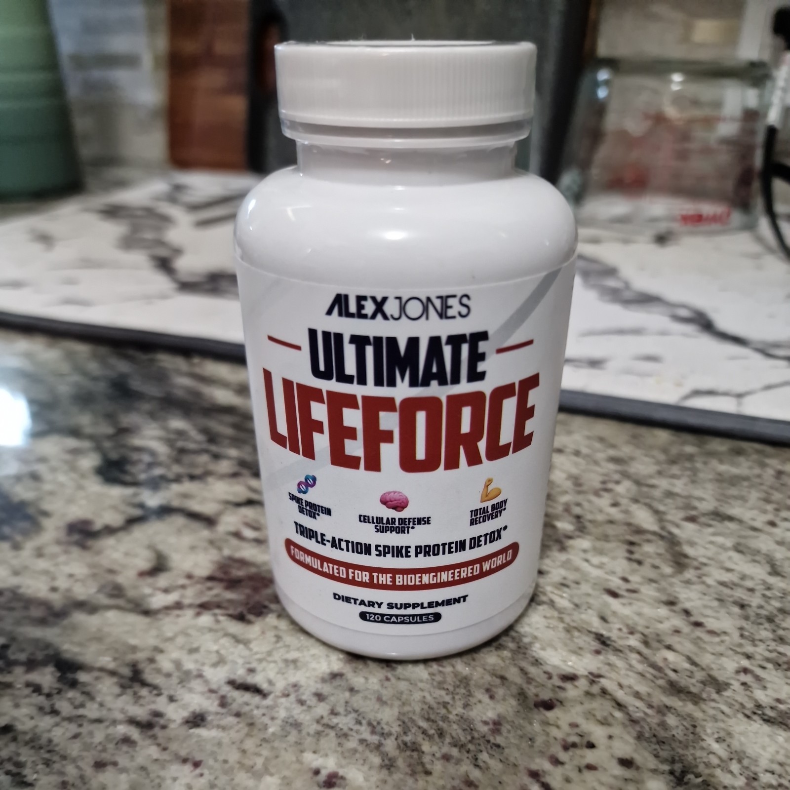 1 Bottle Ultimate Lifeforce – Triple-Action Spike Protein Detox by Alex Jones