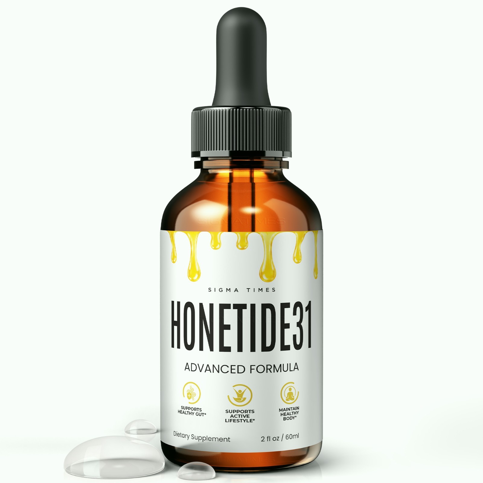 Honetide31 Drops, Liquid Supplement for Metabolism & Weight Loss (30 serving)