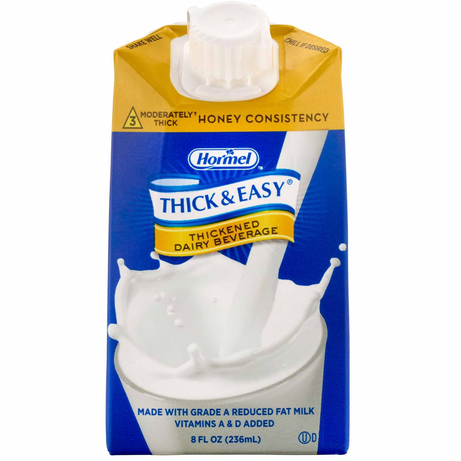 Thick & Easy Dairy Thickened Beverage Milk 8 oz Carton 27 Ct
