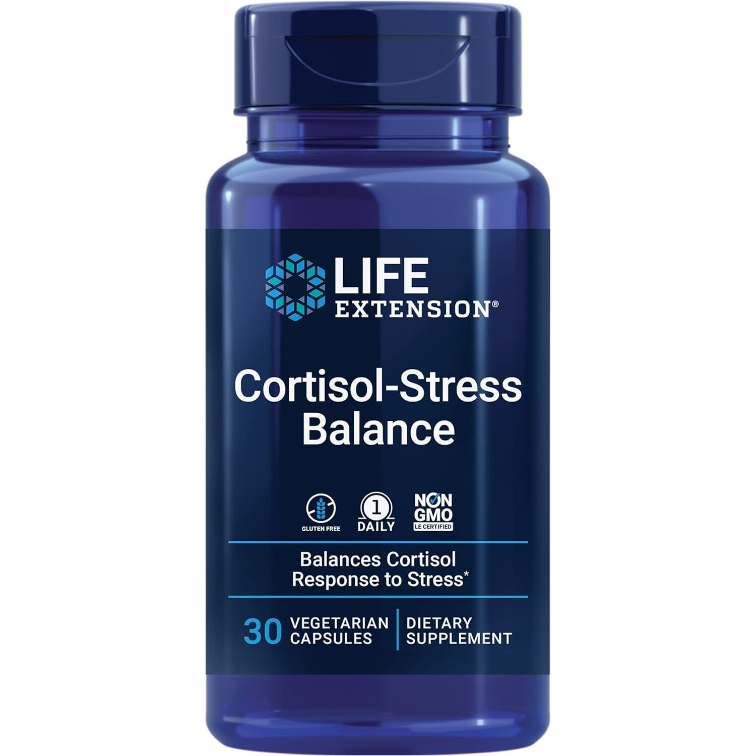 Life Extension Cortisol-Stress Balance, 30 Vegetarian Capsules
