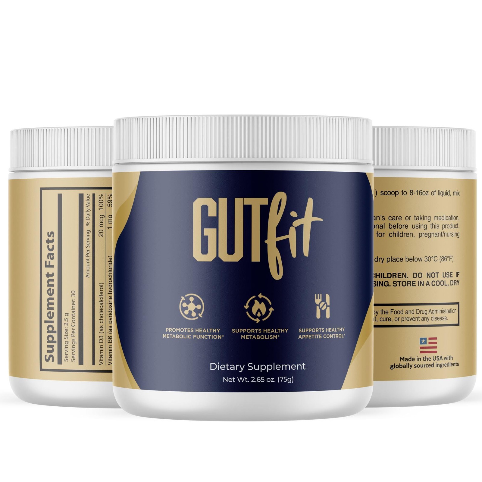 Valdivia Gutfit Daily Wellness Supplement Made in USA Premium Support