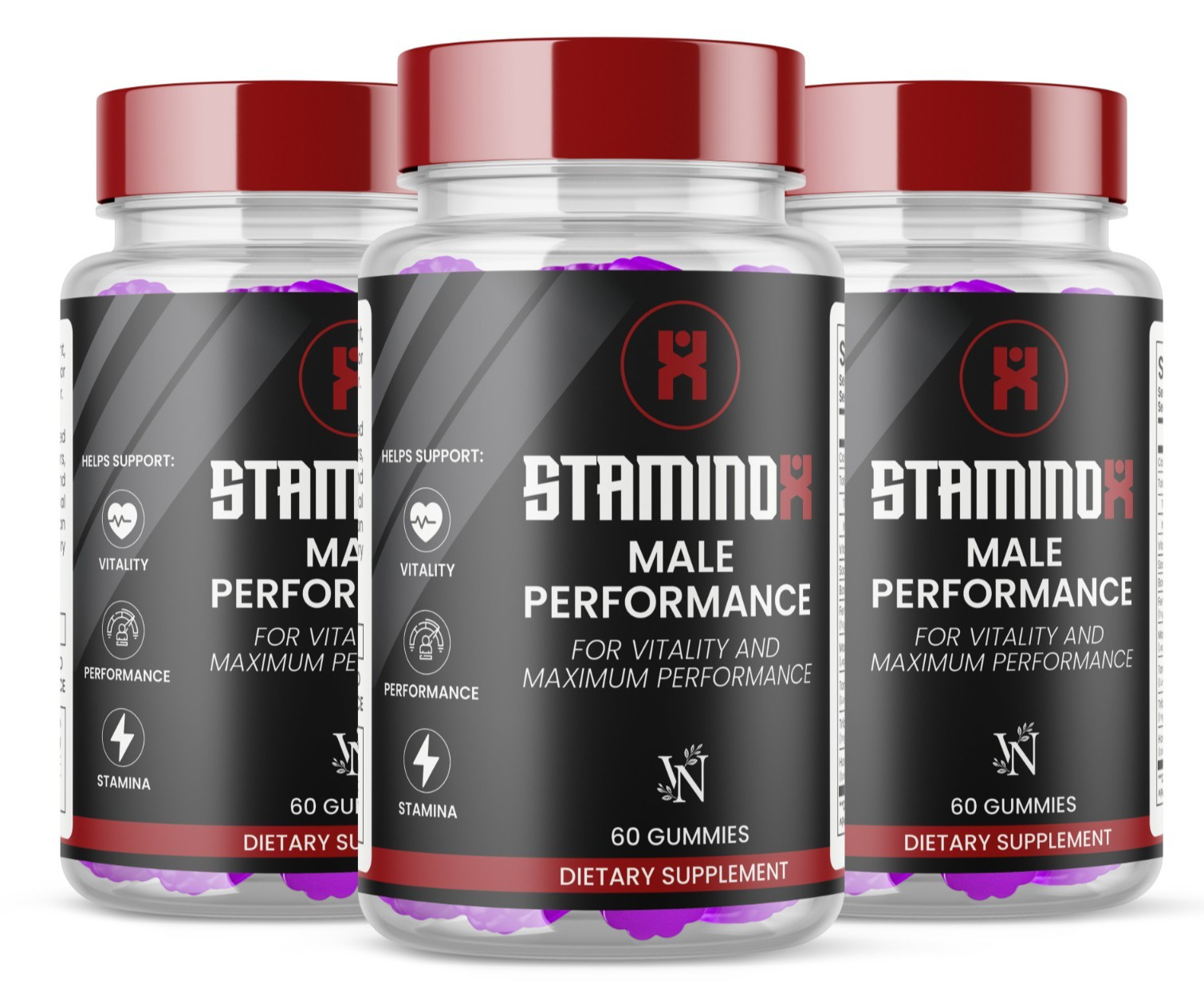 Staminox for Men, Stamino X Supplement to Boost Performance & Stamina 180ct
