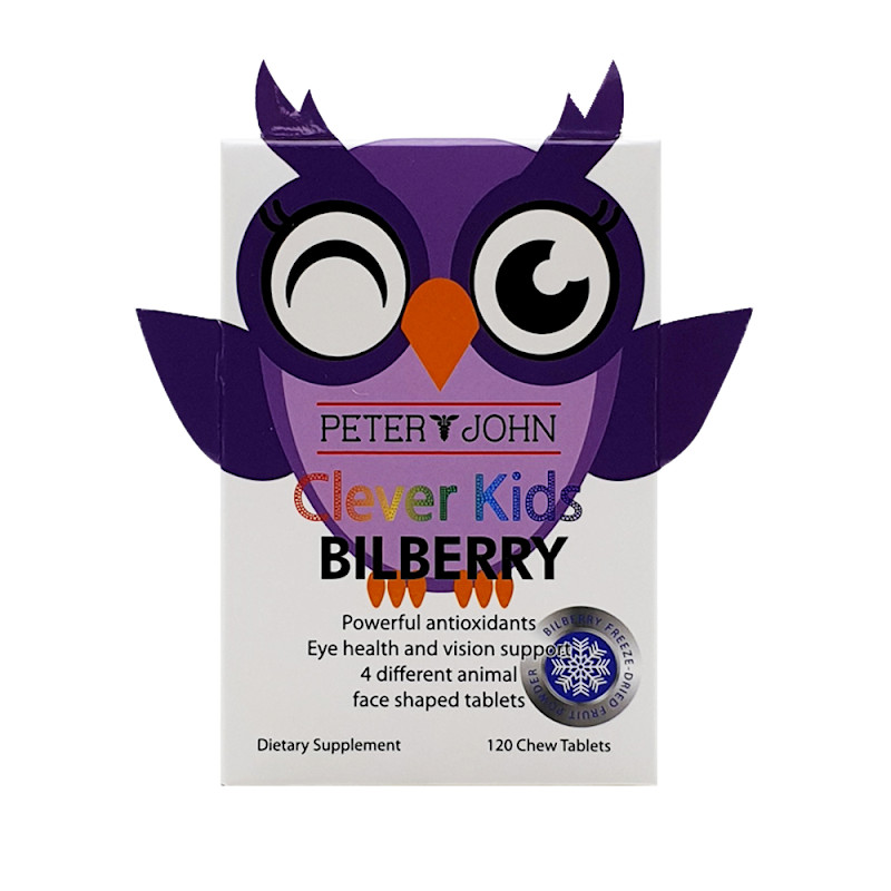 Clever Kids Bilberry Chewables (120 Tablets) – 5 Pack