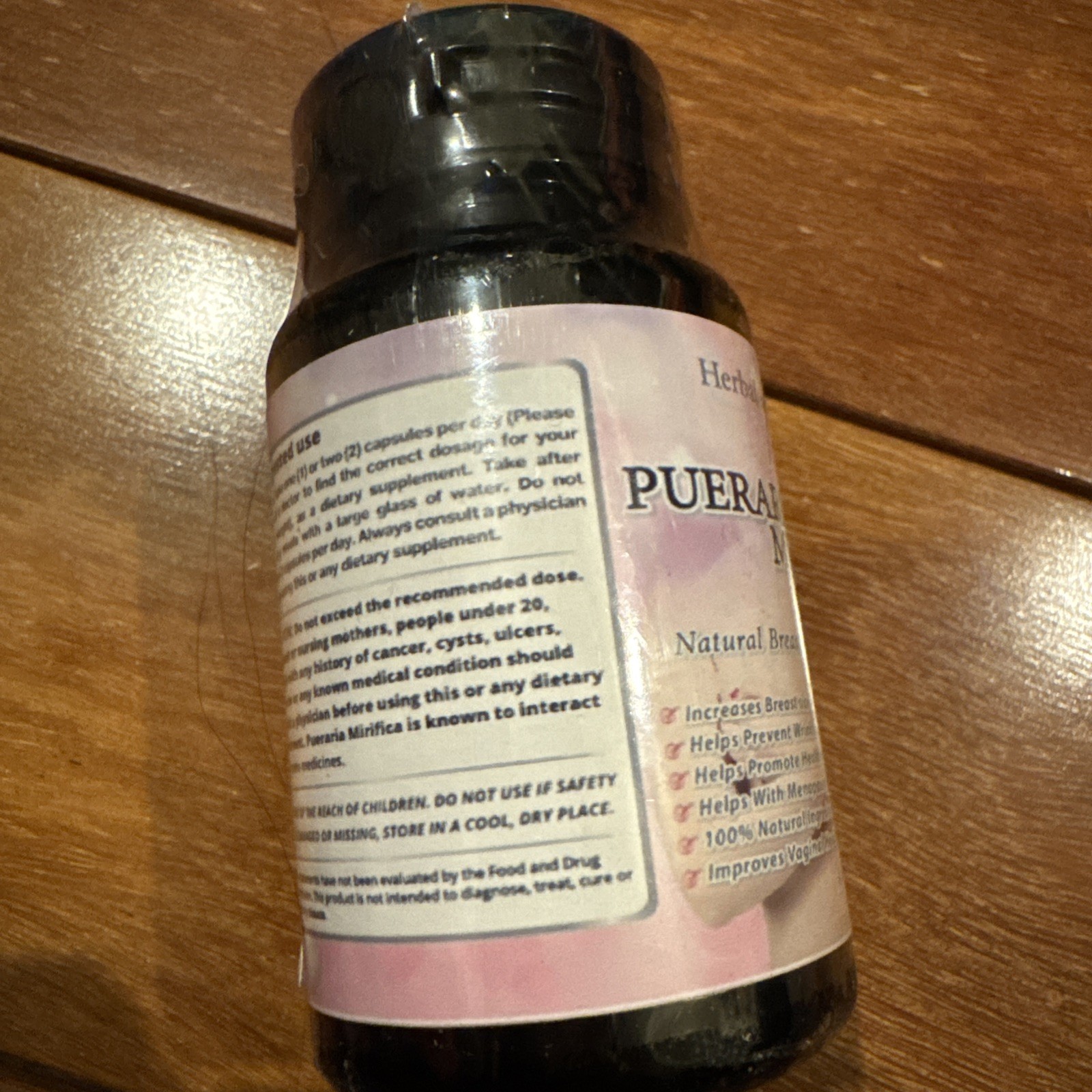 Herbal -Avray Pueraria Mirifica natural breast enlargement 90 capsules New Seale