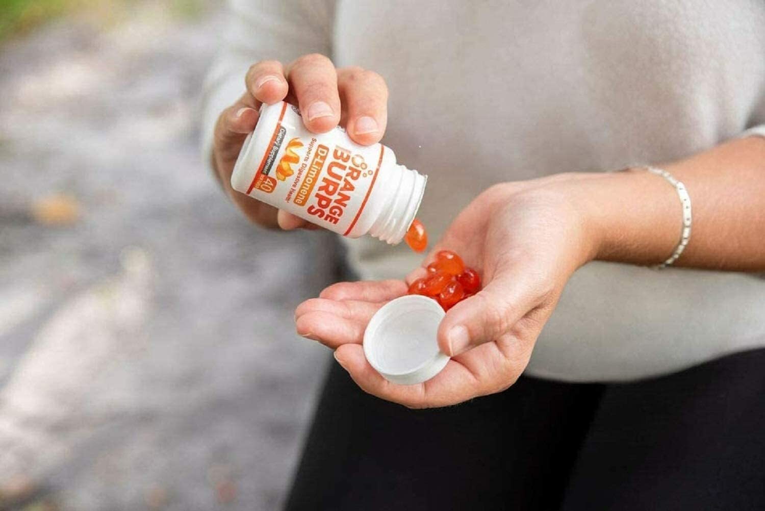 Orange Burps D-Limonene Supplement – Orange Peel Extract – 2 Packs, 80 Softgels