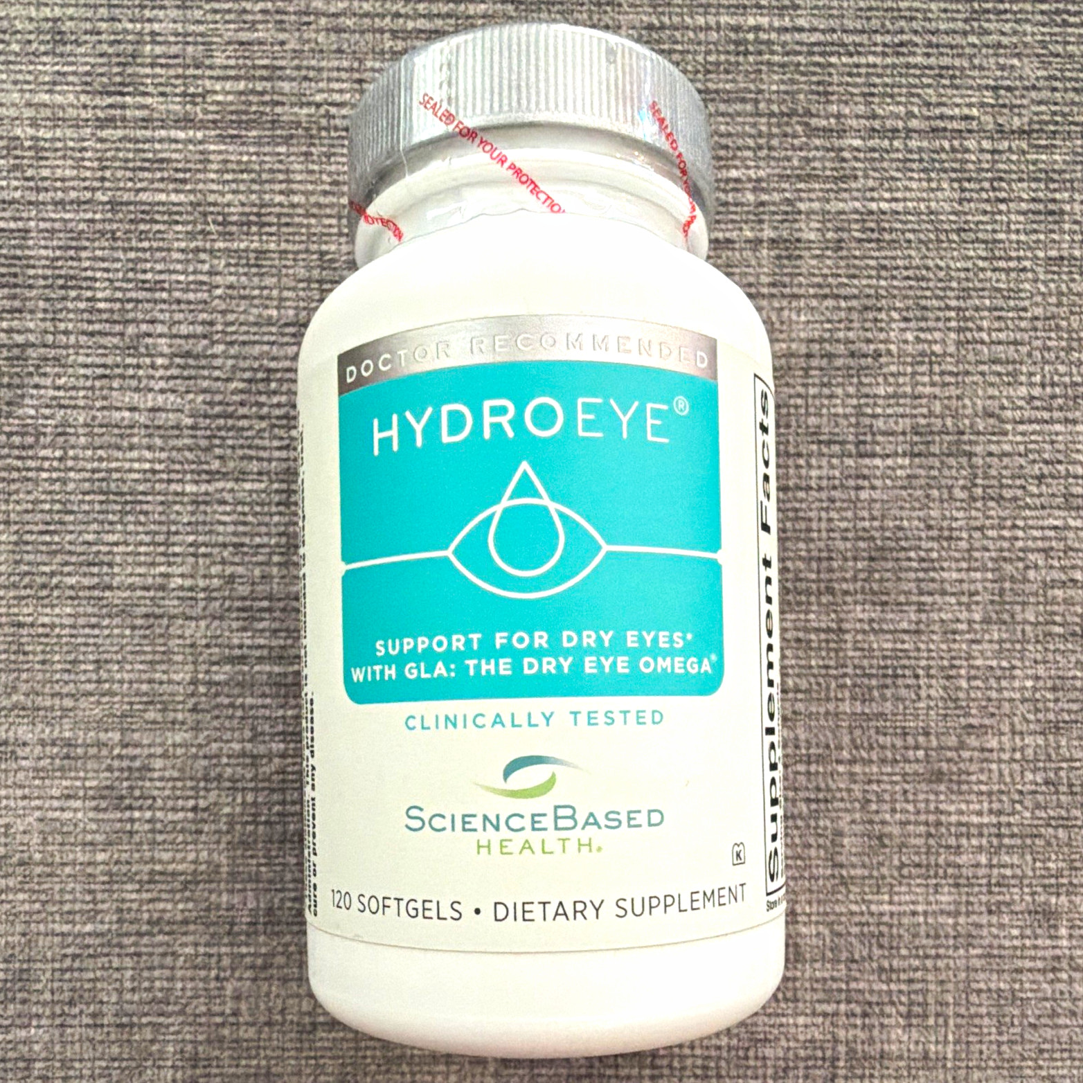 ScienceBased Health HydroEye Dry Eye Support Eye Health 120 Softgels