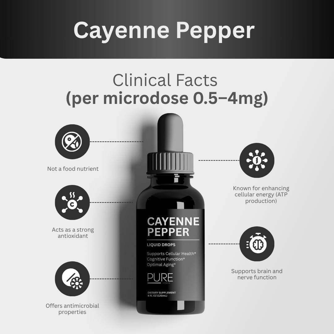 Organic Cayenne Pepper Extract w/ Hawthorn, Beet Root extract, Turmeric 4 fl oz.