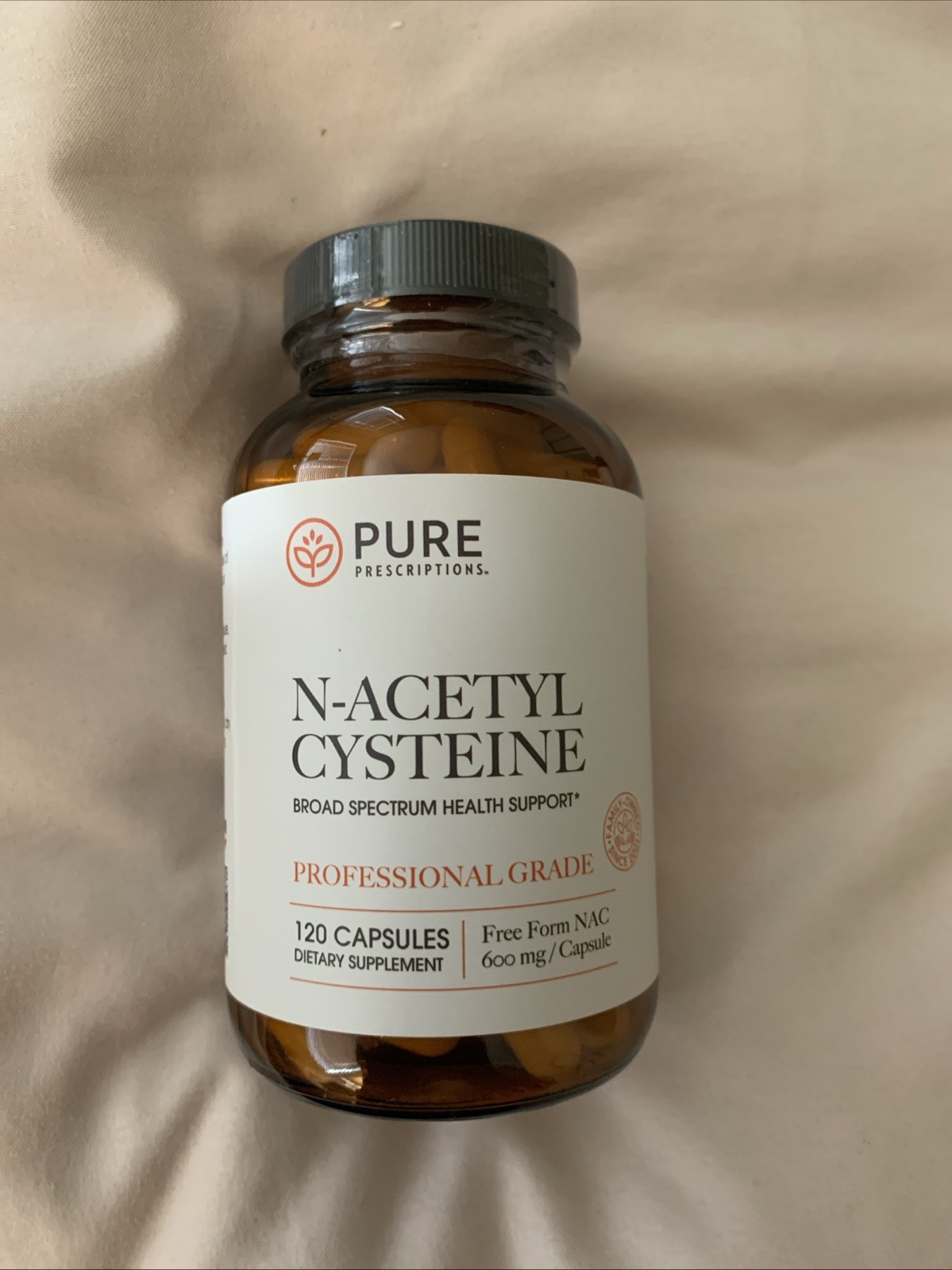 Pure Prescriptions NAC (N-Acetyl Cysteine) 600 mg 120 Capsules New Exp 05/2026