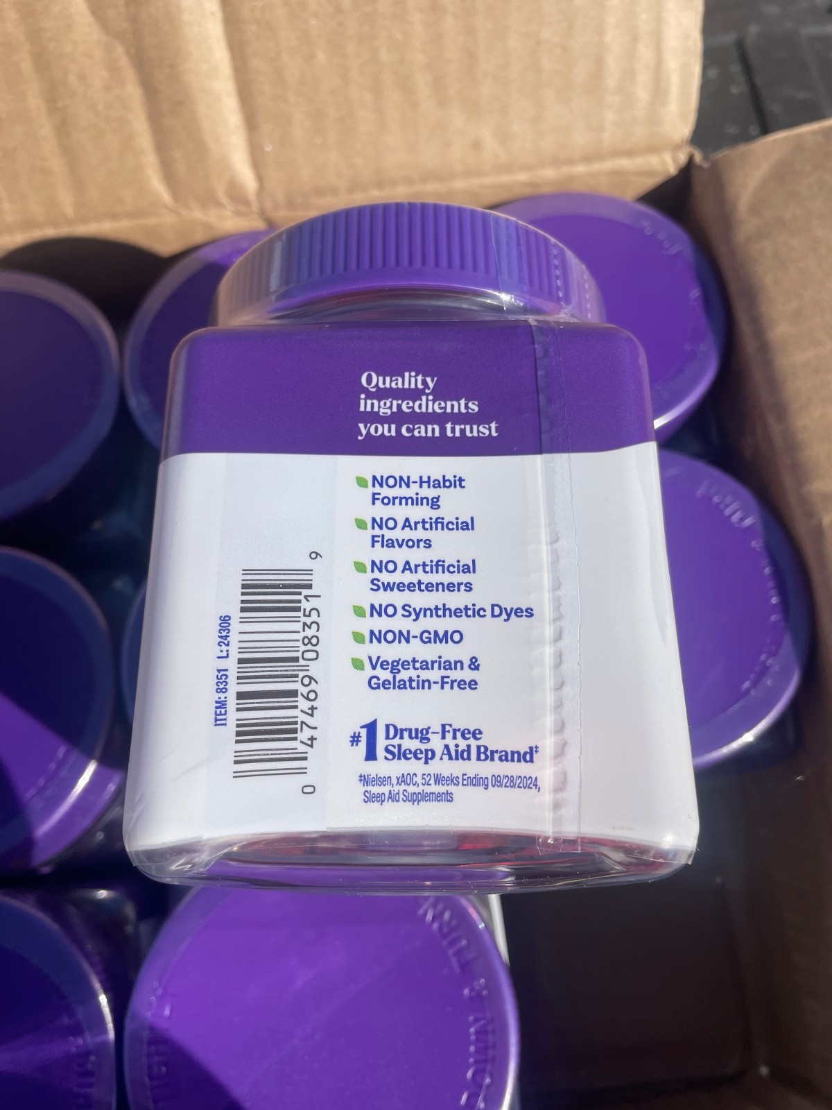 Natrol Magnesium Glycinate Supplements 100mg, Cherry Lemon Soft Chews x 12 jars