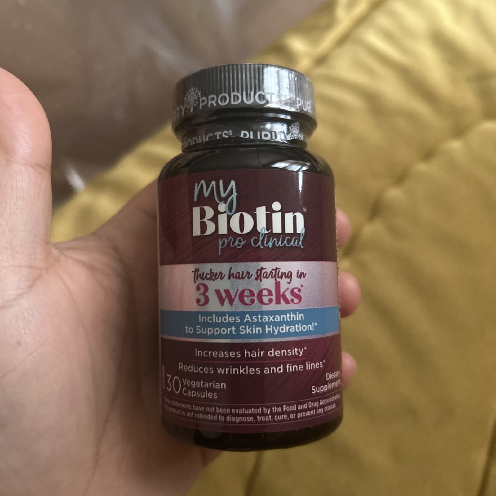 My Biotin ProClinical MyBiotin Increases Hair Density Reduce Wrinkles, 30 Caps