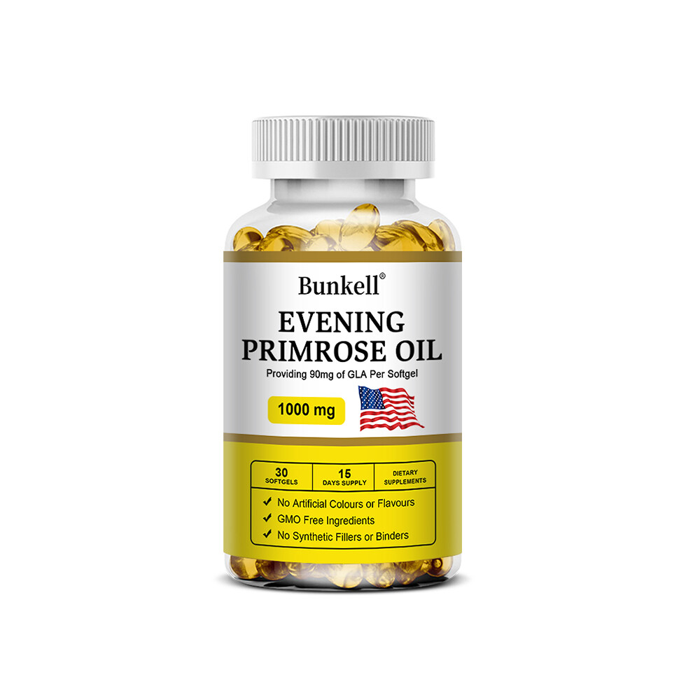 Evening Primrose Oil, 1000 mg, Anti-Aging,Whitening 30 To 120 Capsules