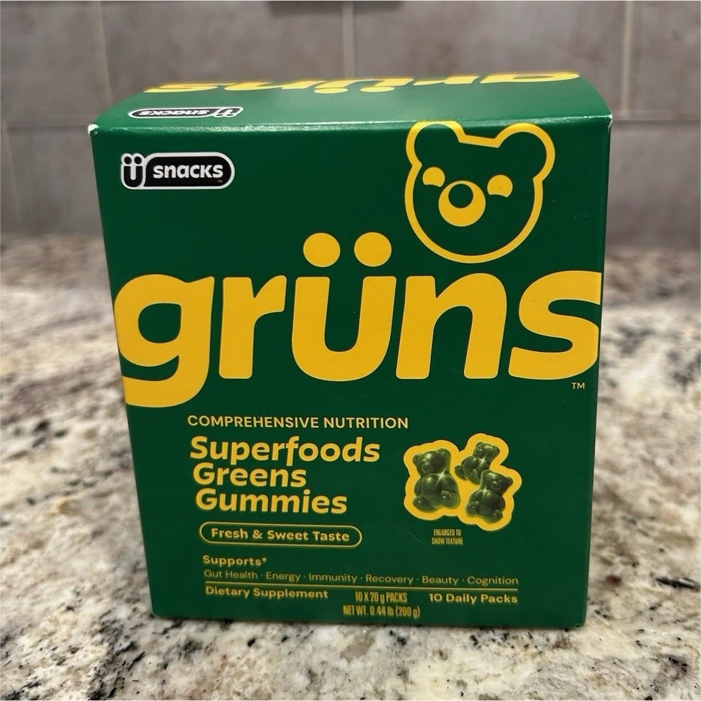 ü snacks Grüns Superfoods Greens Gummies