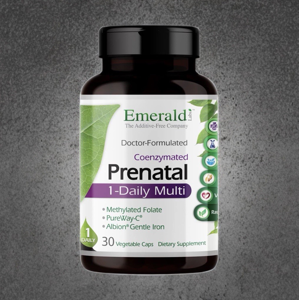 Emerald Labs Coenzymated Prenatal Multi 30 Caps Exp 10/2028