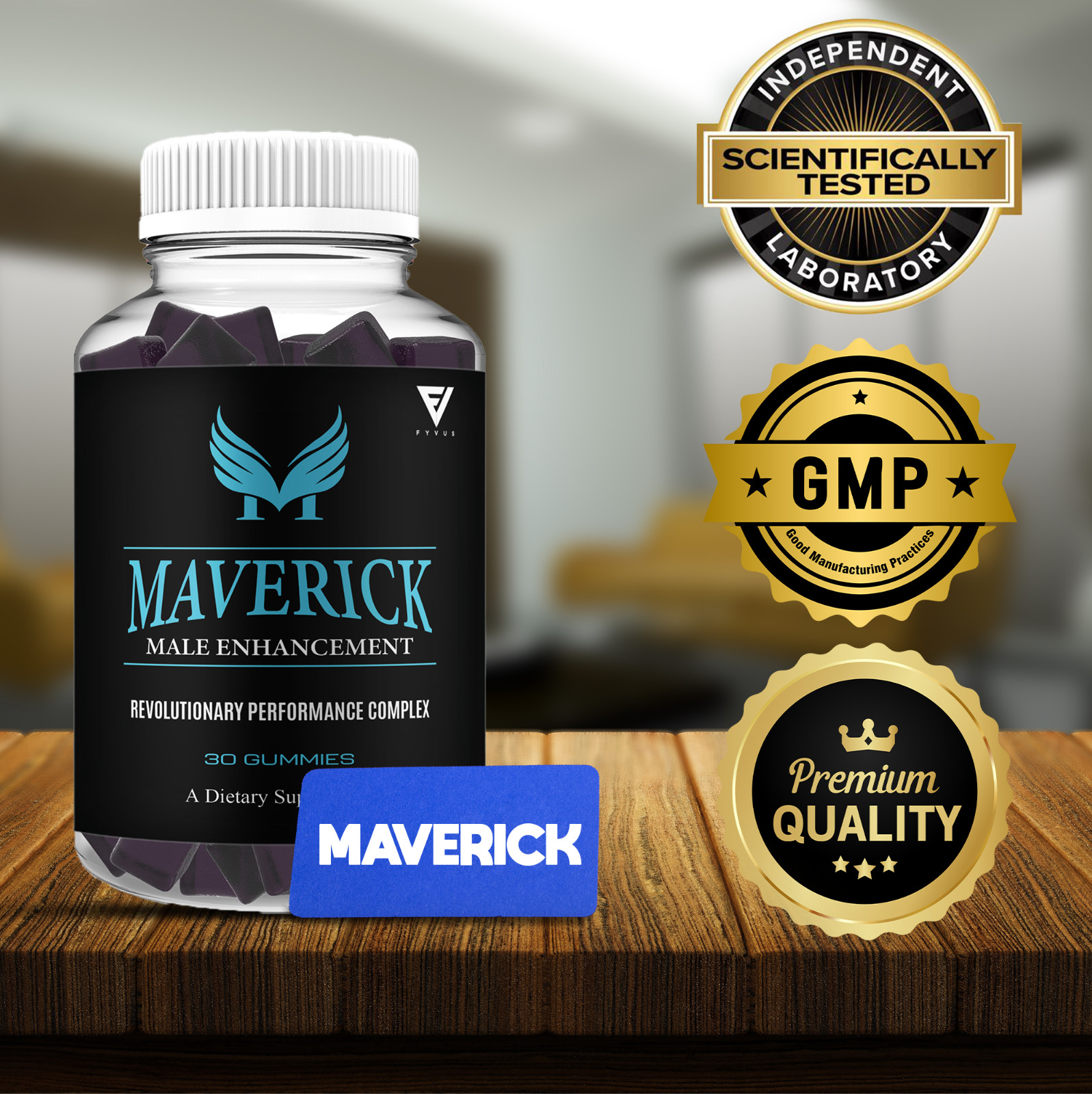 (3 Pack) Maverick Maximum Performance Supplement Maverix Gummy (3 Month Supply)