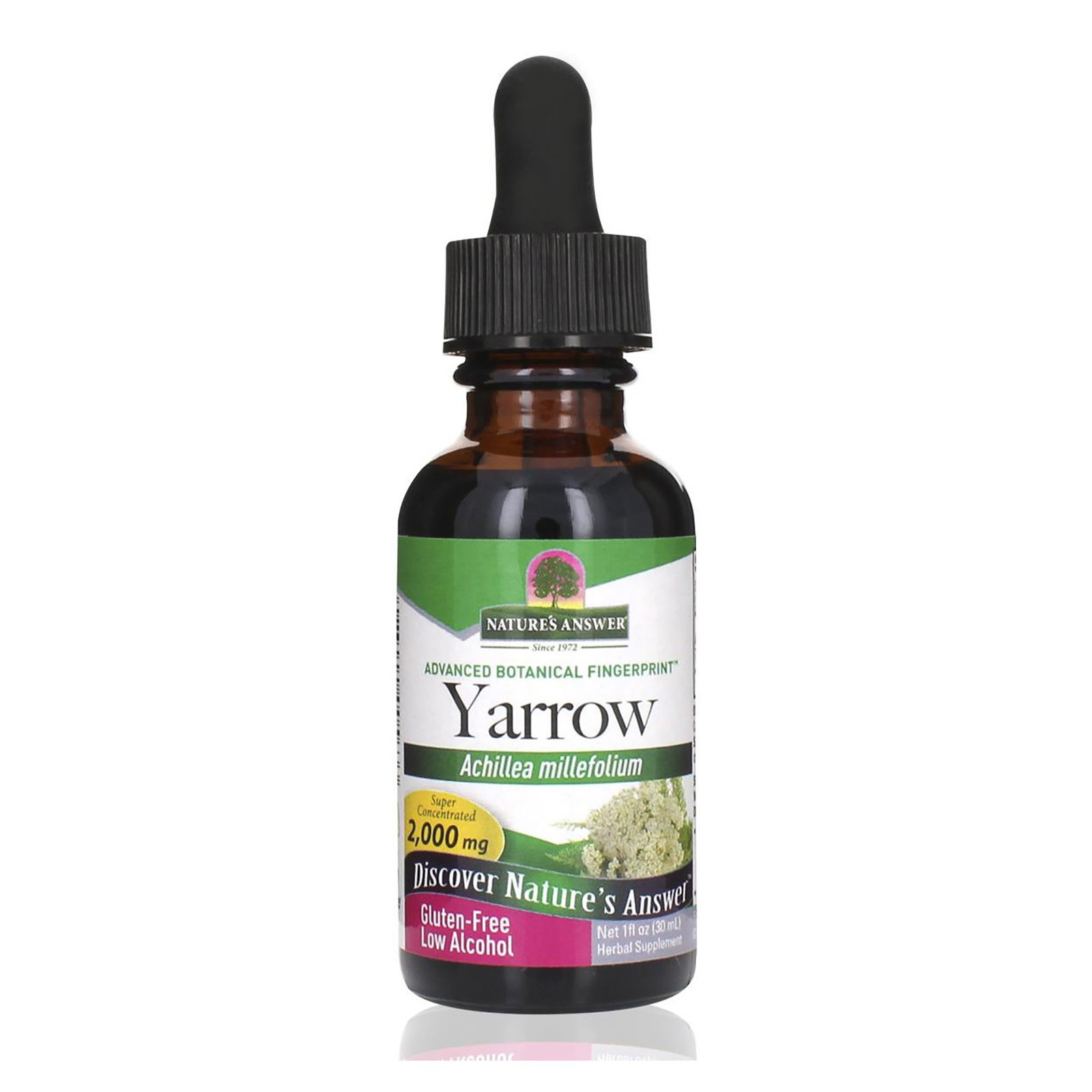 2 Pack Yarrow Flowers – 2000mg by Natures Answer for Unisex – 1 oz Dietary Suppl