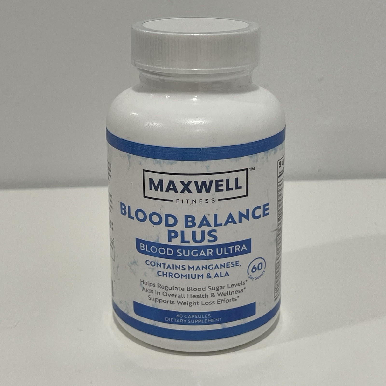 Blood Balance Plus Helps Balance Blood Sugar Levels 60 Capsules Exp 10/2027