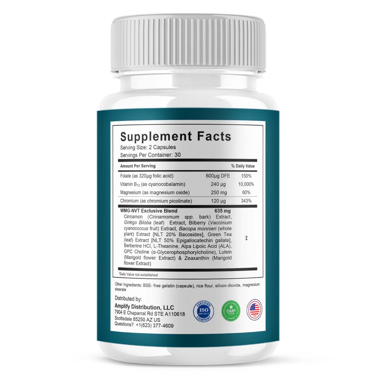 (3 Pack) DermaCept Advanced Capsules, DermaCept Supplement (180 Capsules)