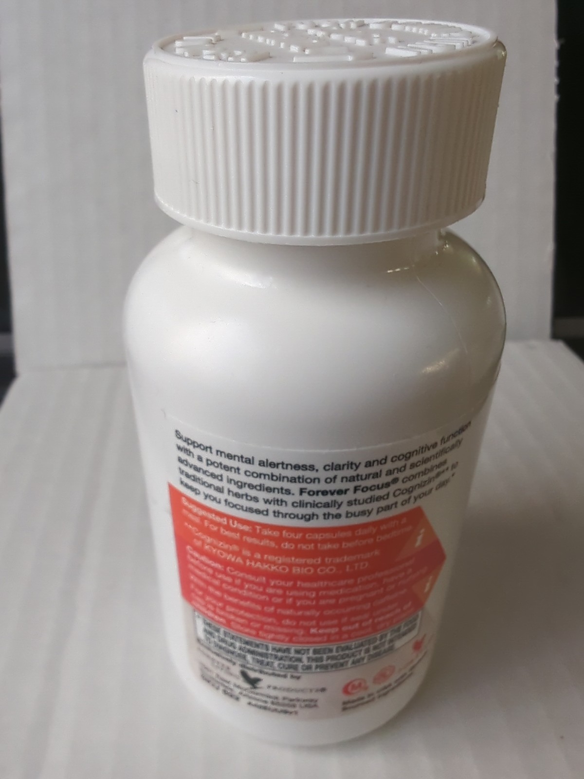 New Forever Living Forever Focus™, 120 Capsules, EXP. 10/26, promote mental x 2