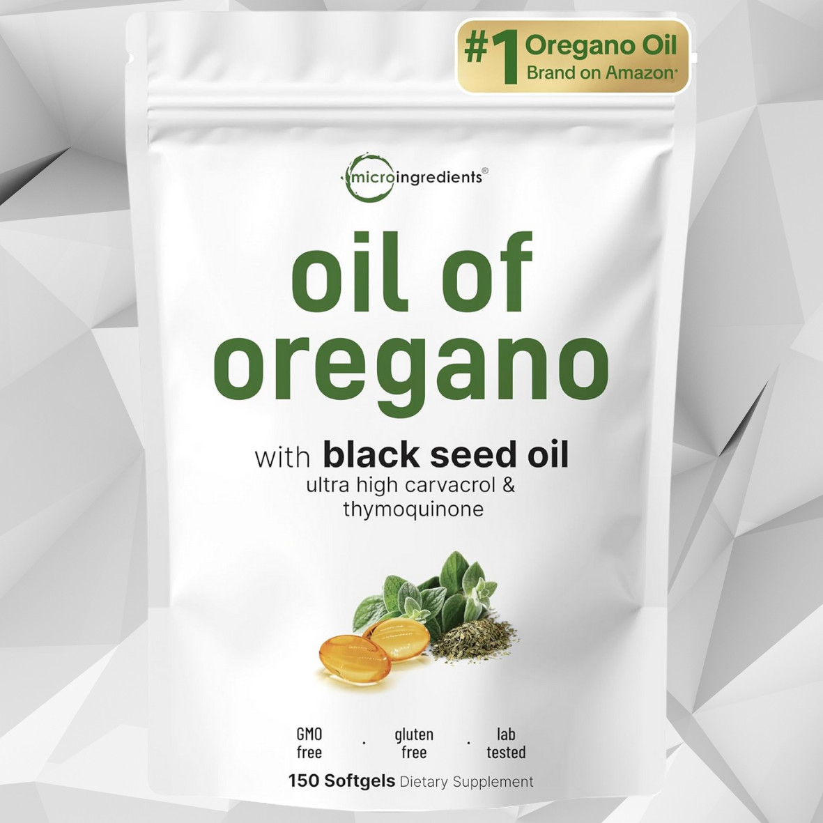 Micro Ingredients Oregano Oil with Black Seed Oil