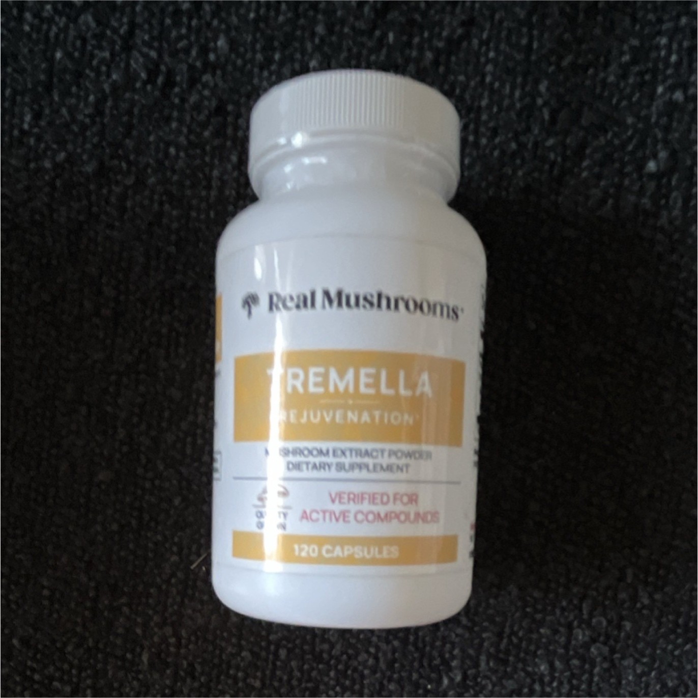 Real Mushrooms Tremella Mushroom Extract 1000mg 120 Capsules Rejuvenation