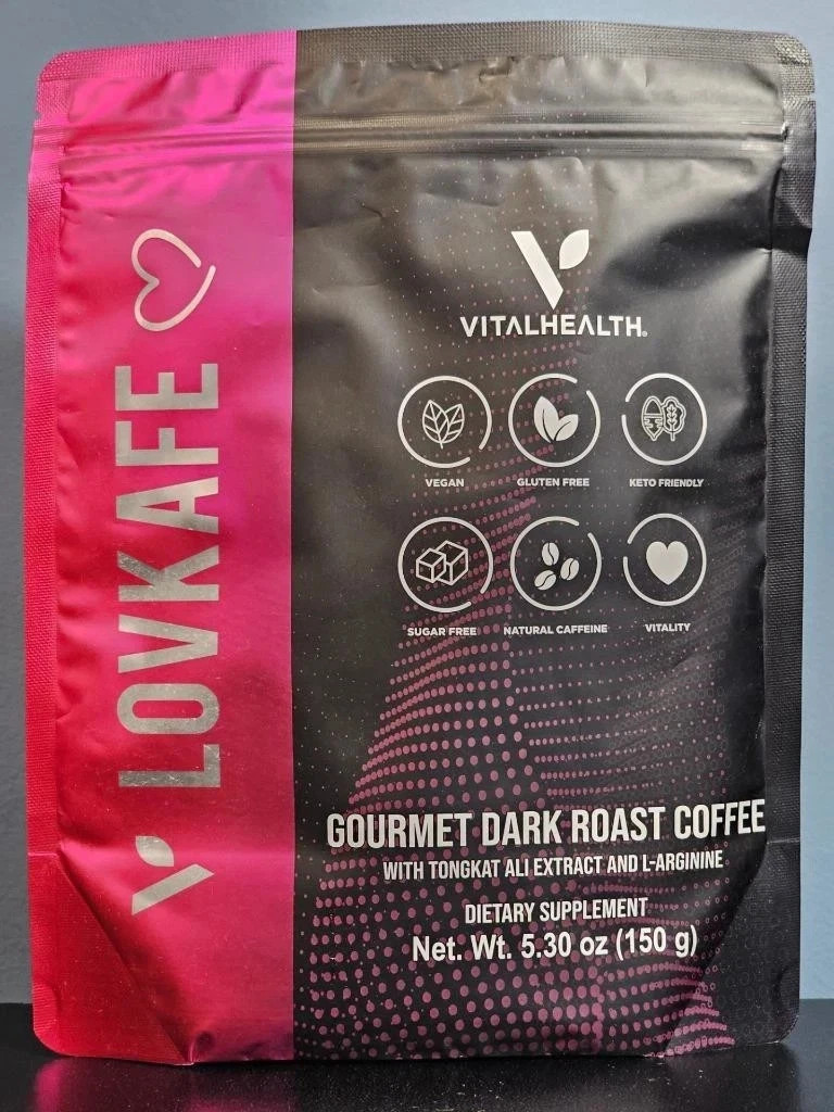 V-LovKafe Coffee Blend Powered by Adaptogens- New! Vital Health Exp 3/2027