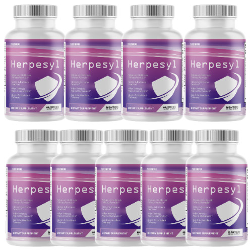 Herpesyl Advanced Defense Formula Dietary Supplement – 9 Bottles
