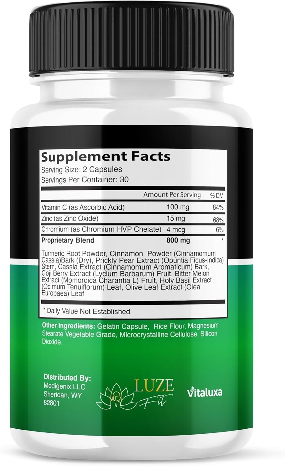 (3 Pack) Luze Fit Detox Pills, Detox Formula for Natural Weight (180 Capsules)