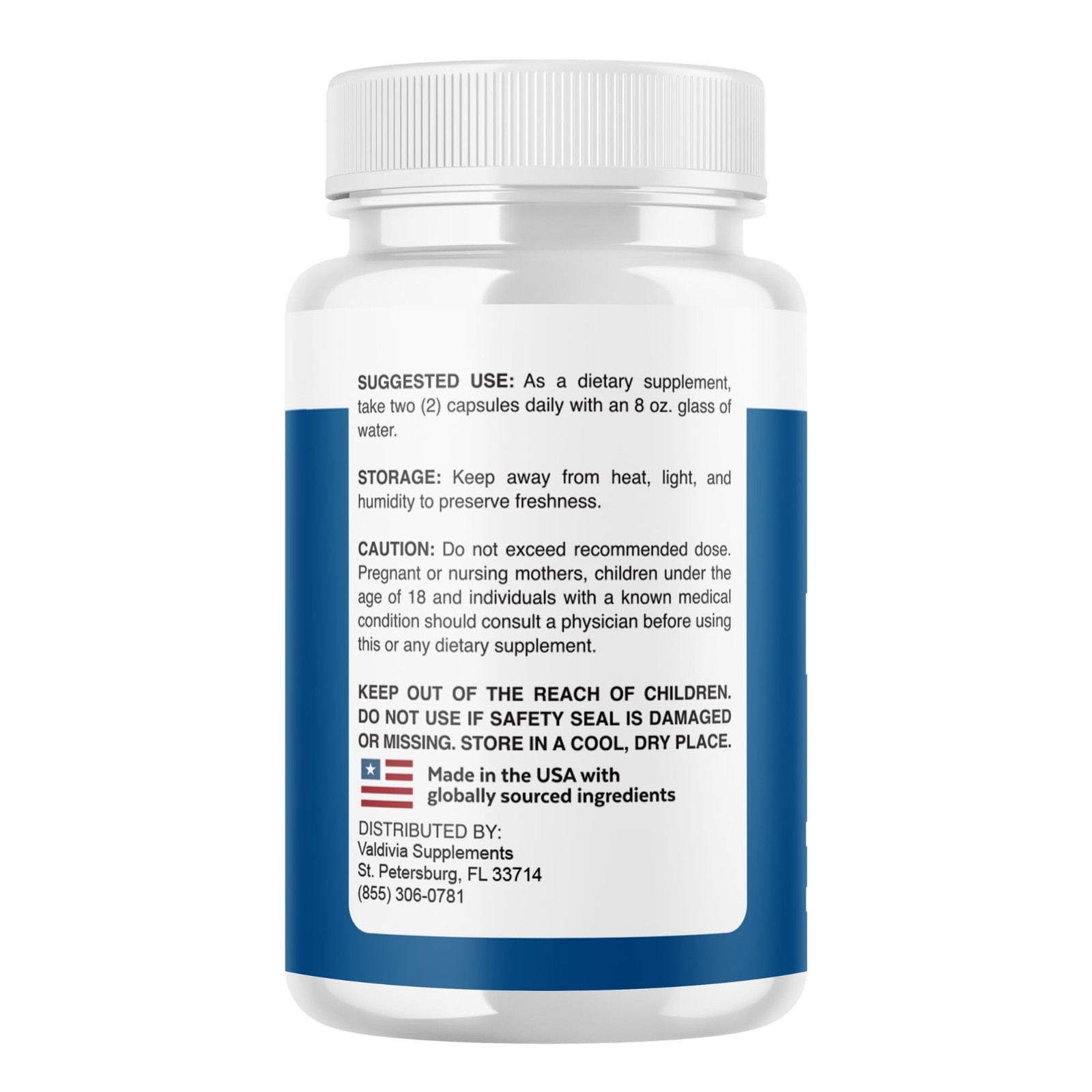 Valdivia UroZen 300 Capsules 5 Pack Daily Wellness Supplement Made in USA