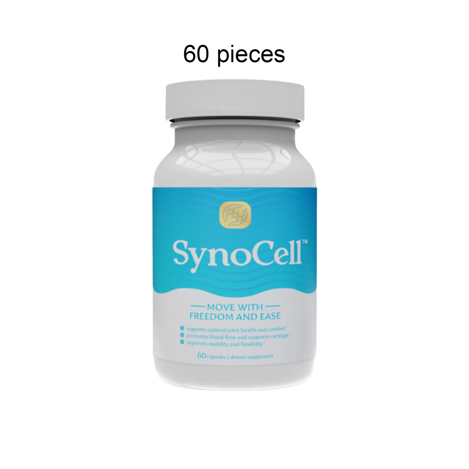 Synocell Glucosamine Chondroitin Complex 5 Pack Joint Back Neck Support 120ct