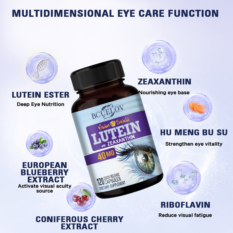 Lutein 40mg and Zeaxanthin Supplement – Premium Eye Protection Formula
