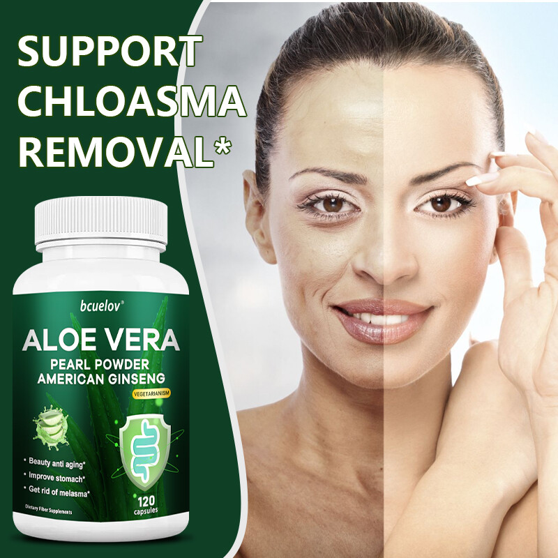Aloe Vera Pearl Powder*beauty*improve Stomach Capsules-Digestive Support
