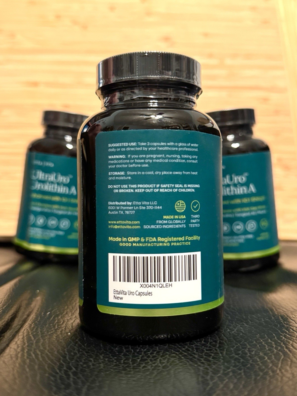 3 month supply! Etta Vita UltraUro Urolithin A Shilajit Vegan Non-GMO